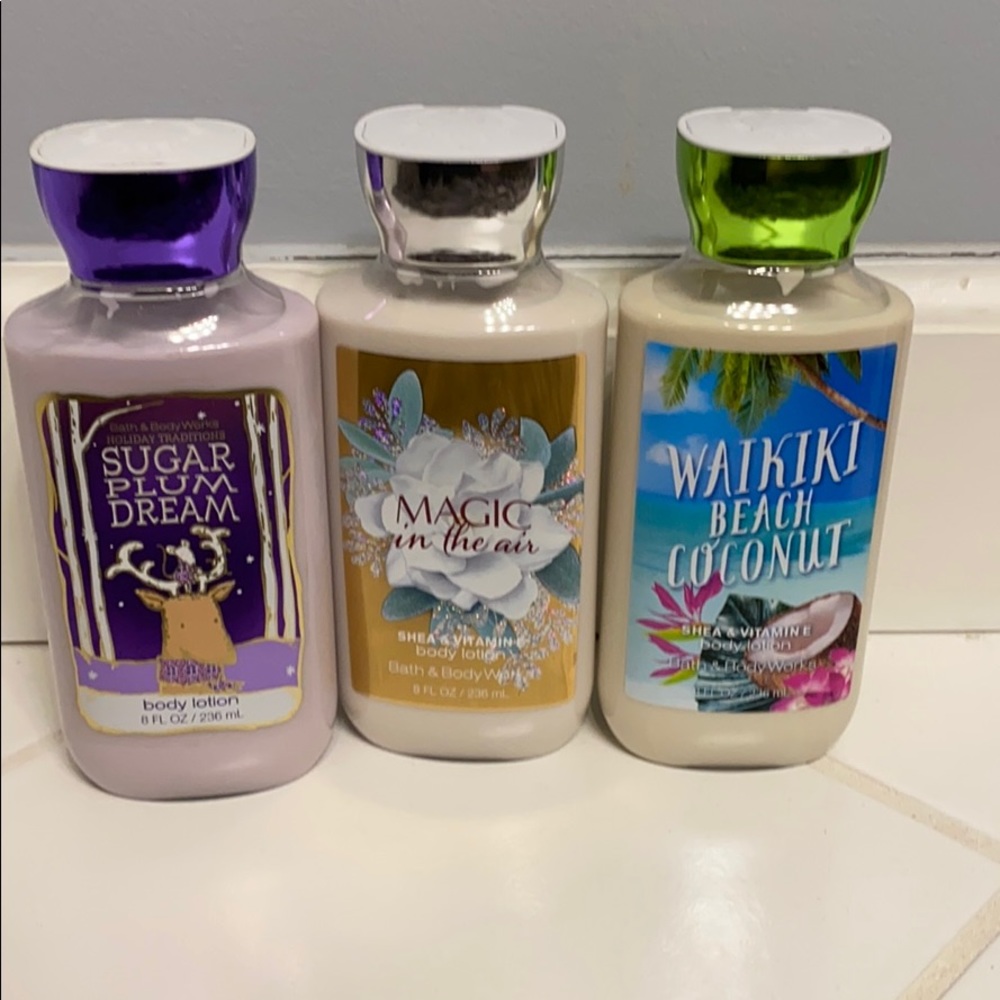 Bath & Body Work 8oz body lotions